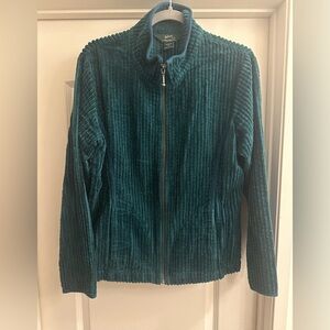 Woolrich Deep Teal Corduroy Teddy Jacket